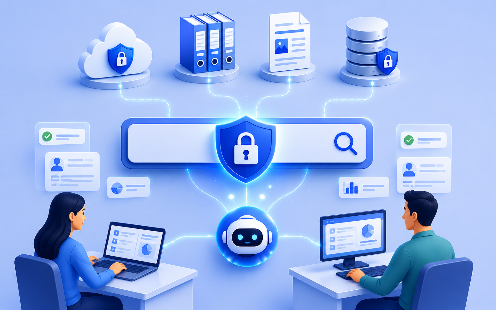 Secure AI Search for Teams & Customers